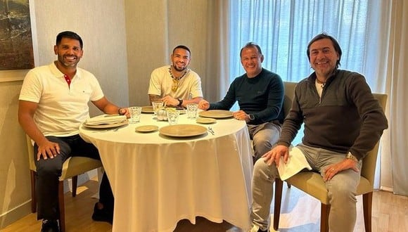 El comando técnico de la Selección Peruana continúa con las reuniones en Europa. (Foto: Selección Peruana / Twitter)