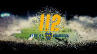 ¡112 años de grandeza! El imperdible video de Boca Juniors por su aniversario