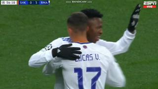 El segundo es una locura: el doblete de Vinicius Junior para el 3-0 del Real Madrid vs. Shakhtar [VIDEO]