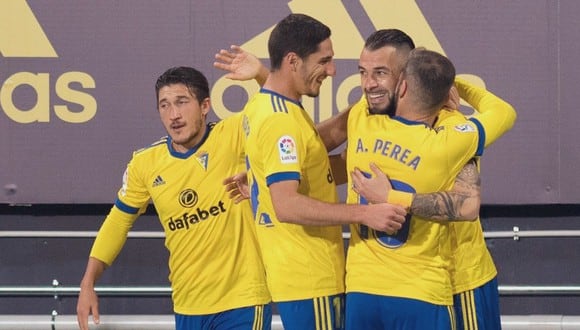 Alvaro Negrego anotó el gol del triunfo para el Cádiz. (Foto: @ExpressFutbol_)