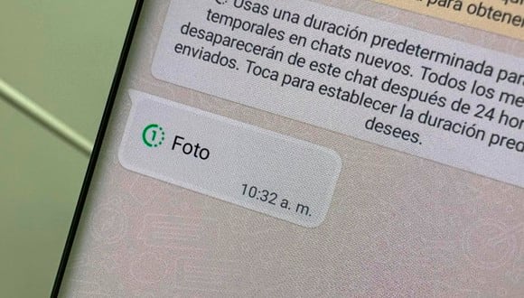 Este es el truco para poder guardar una foto que desaparece en WhatsApp sin recurrir a capturas de pantalla. (Foto: MAG - Rommel Yupanqui)