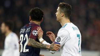 Contundente: el mensaje viral de Dani Alves por feo gesto a Cristiano en el Real Madrid vs. PSG