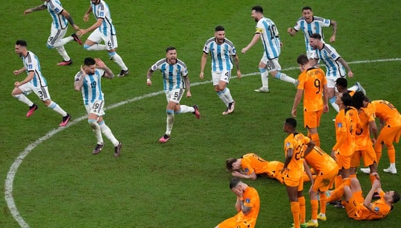 Argentina clasificó a semifinales del Mundial Qatar 2022 tras vencer a Países Bajos en penales. (Foto: Twitter)