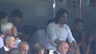 Mestalla se vino abajo: Cavani fue recibido de manera espectacular por hinchas de Valencia [VIDEO ]