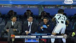 ¡Apúrate, Dani! El Barcelona-Juventus arrancó mientras Alves saludaba a los de su exclub [VIDEO]