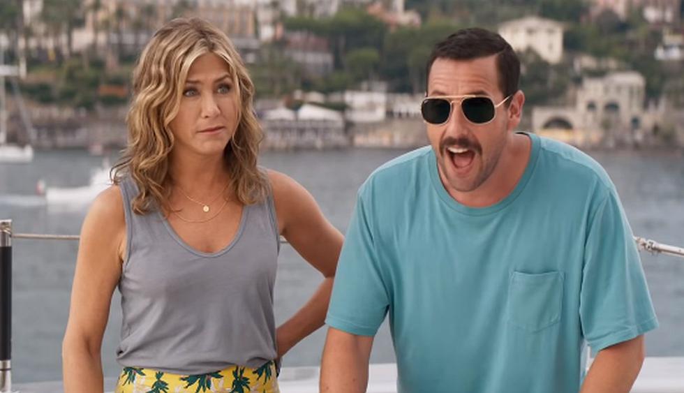 Adam Sandler y Jennifer Aniston protagonizaron el primer adelanto de "Murder Mystery". (Foto: Netflix)