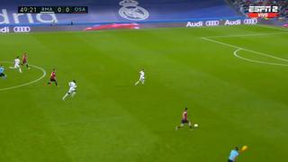 Milagro en el arco de Courtois: el poste salva al Real Madrid vs. Osasuna por LaLiga [VIDEO]