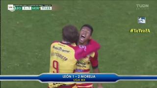 Edison Flores marcó nuevo golazo y metió a Morelia en semifinales de la liga de MX