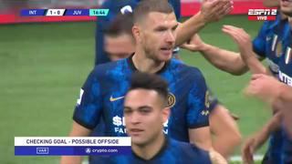 Se adelanta el ‘Neroazzurro’: Edin Dzeko anotó el 1-0 del Inter vs. Juventus [VIDEO]