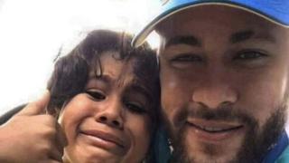 Gesto para aplaudir: la nueva sorpresa y regalo de Neymar al niño de Barranquilla 