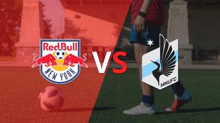 New York Red Bulls y Minnesota United se mantienen sin goles al finalizar el primer tiempo