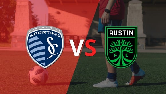 Termina el primer tiempo con una victoria para Austin FC vs Sporting Kansas City por 1-0