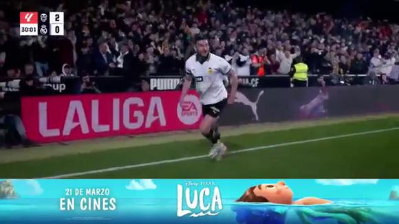 Roman Yaremchuk fue autor del 2-0 de Valencia vs. Real Madrid por LaLiga. (Video: ESPN)