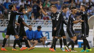 Real Madrid goleó 3-0 a Real Sociedad con goles de Bale y Asensio