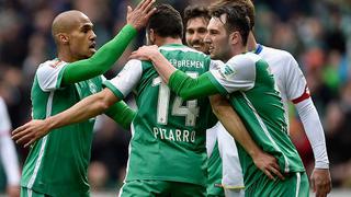 Werder Bremen celebró en Twitter gol histórico de Claudio Pizarro