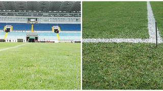 Con huecos: así luce la cancha del estadio de Maturín a horas del partido entre Perú y Venezuela