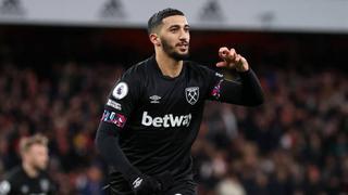 Lo sufre el puntero: gol de Benrahma para el 1-0 del West Ham ante Arsenal en el Boxing Day