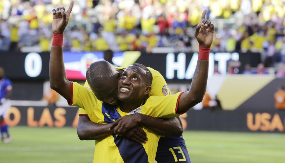 Las mejores imágenes del partido entre Ecuador y Haití.