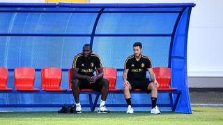 A poco del choque ante Francia: ¿Por qué Hazard y Lukaku no entrenaron?