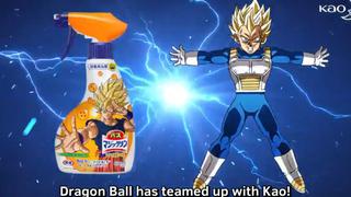 Dragon Ball Super | Vegeta es la estrella de un spot de productos de limpieza en Japón [VIDEO]