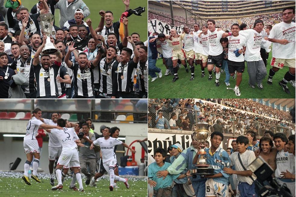 Sporting Cristal, Alianza Lima, Universitario de Deportes y Universidad San Martin son los equipos que han logrado el mayor porcentaje de los puntos en disputa para coronarse como Campeones del futbol peruano. (Foto: GEC Archivo)
