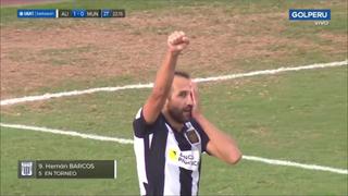 El sello del goleador: Hernán Barcos colocó el 1-0 en el Alianza Lima vs. Deportivo Municipal [VIDEO]