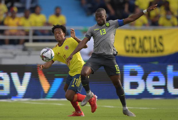 Colombia igualó 0-0 con Ecuador por la fecha 4 de la Eliminatorias 2026. (Foto: AFP)