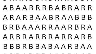 Hallar “BAR” en la sopa de letras en menos de 30 segundos, el reto viral del momento