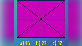 Solo un genio puede detectar cuántos triángulos hay dentro de un cuadrado en 15 segundos