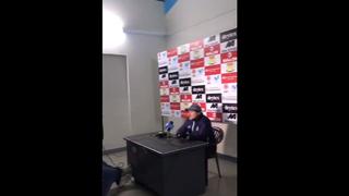 Copa Bicentenario: conferencia de prensa se realizó en medio de un baño [VIDEO]