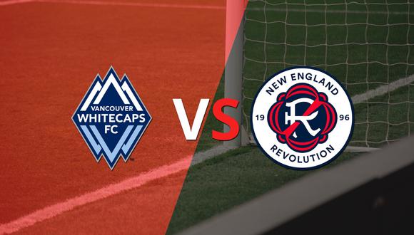 Vancouver Whitecaps FC y New England Revolution se mantienen sin goles al finalizar el primer tiempo