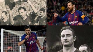 ¡Con Messi y Luis Suárez en el top 5! Los máximos goleadores del Barcelona en toda su historia [FOTOS]