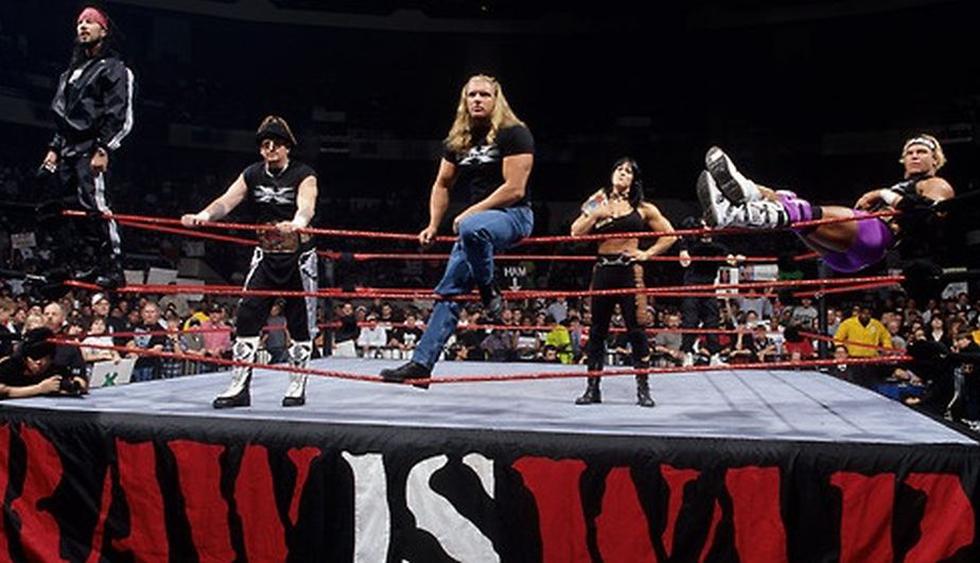 Chyna formó parte de 'Degeneration X' junto a Road Dogg, Triple H, Billy Gun, X Pac. (WWE)