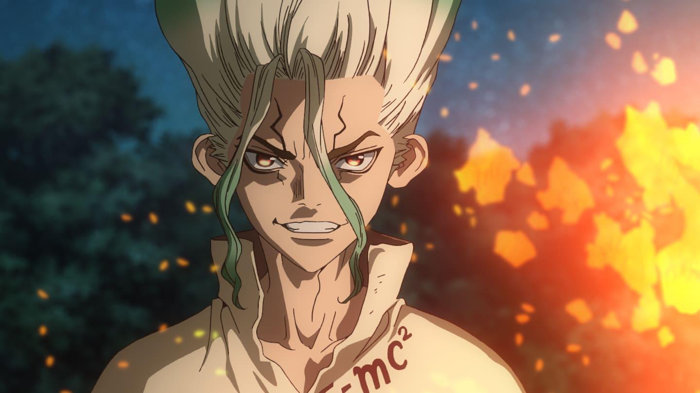 Senku está más que emocionado por ir a la guerra contra Tsukasa (Foto: Crunchyroll)