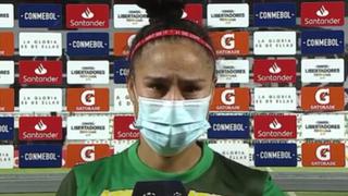 Sandy Dorador tras participación en la Libertadores: “Me quedo con todo el esfuerzo que dimos”