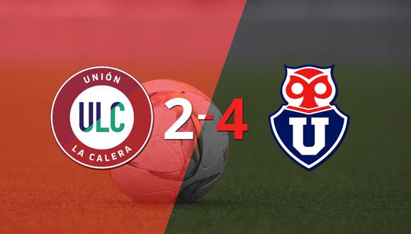 Triplete de Cristian Palacios en el triunfo de Universidad de Chile ante U. La Calera por 4-2