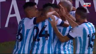 El local no tardó en ponerse adelante: el gol de Cáceres en el Sporting Cristal vs. Racing Club [VIDEO]