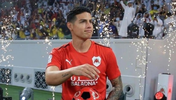 James Rodríguez es actual jugador del Al-Rayyan catarí. (Foto: Al-Rayyan)