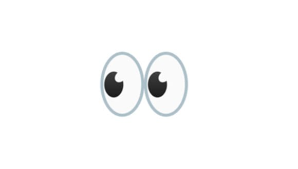 ¿Sabes realmente lo que significa el emoji de los ojos en WhatsApp? Aquí te lo contamos. (Foto: Emojipedia)