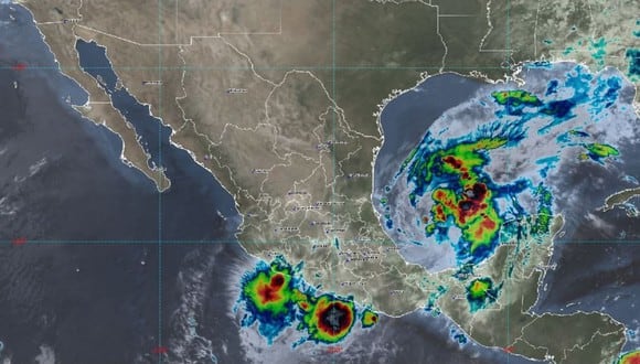 Tormenta Tropical Karl en México: trayectoria, efectos y posibles daños en los estados. (Imagen: SMN)