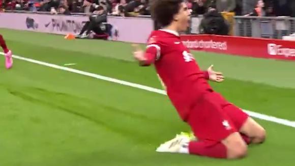 Jayden Danns marcó su primer gol con la camiseta del Liverpool. (Video: Liverpool)