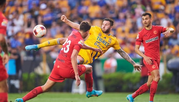 Un cazador: gol de André-Pierre Gignac de cabeza en el Tigres vs. Toluca [VIDEO]