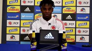 Zapata, listo para el duelo ante Uruguay