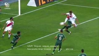Perú vs. Bolivia: Revelan audio del VAR en el gol anulado a Gianluca Lapadula 
