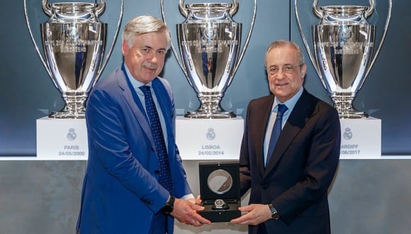 Carlo Ancelotti tiene contrato con el Real Madrid hasta mediados de 2024. (Getty)