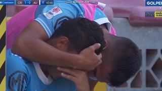 Luego de salir lesionado: el consuelo de Távara a Olivares en el Sporting Cristal vs. Alianza Lima [VIDEO]