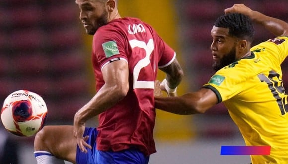 Costa Rica vs. Jamaica se vieron las caras este miércoles por las Eliminatorias a Qatar 2022 (Foto: ESPN).