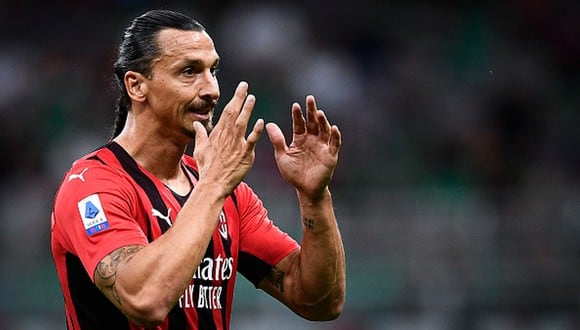 Zlatan Ibrahimovic volvió a jugar con el AC Milan el domingo tras cuatro meses. (Getty)