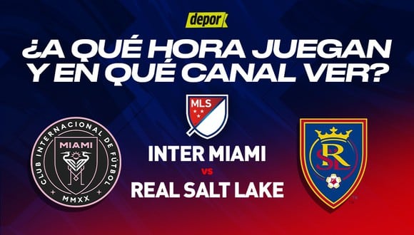 Inter Miami y Real Salt Lake juegan por la fecha 1 de la MLS 2024. (Diseño: Depor)