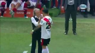 Al maestro con cariño: Enzo Pérez y Jorge Jesus se reencontraron y se dieron fraternal abrazo previo a final [VIDEO]